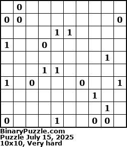 Binary Puzzle