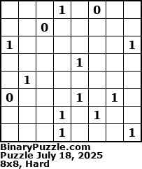 Binary Puzzle