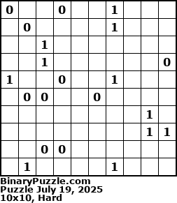 Binary Puzzle