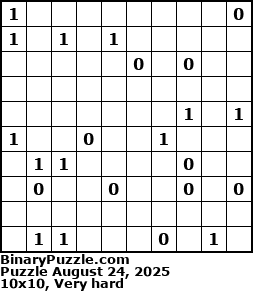 Binary Puzzle