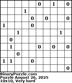 Binary Puzzle