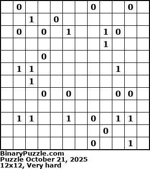 Binary Puzzle