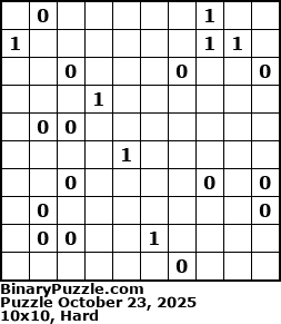 Binary Puzzle
