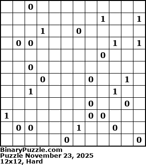 Binary Puzzle