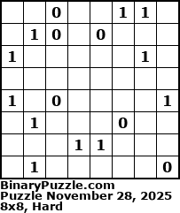 Binary Puzzle
