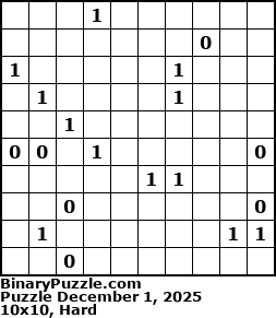 Binary Puzzle