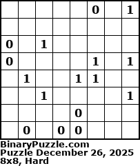 Binary Puzzle