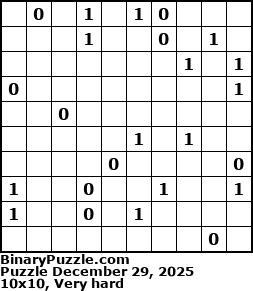 Binary Puzzle