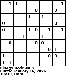 Binary Puzzle