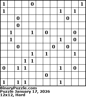 Binary Puzzle