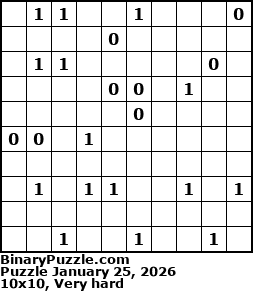Binary Puzzle