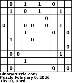 Binary Puzzle