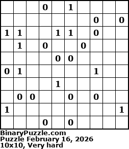 Binary Puzzle