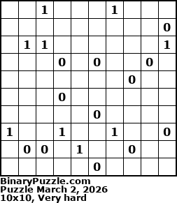 Binary Puzzle