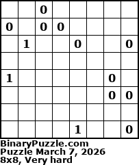 Binary Puzzle