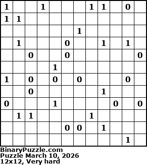 Binary Puzzle