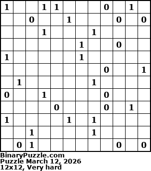 Binary Puzzle