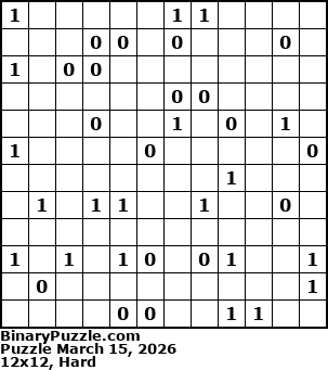 Binary Puzzle