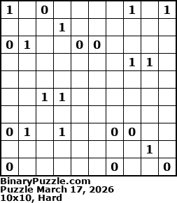 Binary Puzzle