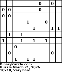 Binary Puzzle