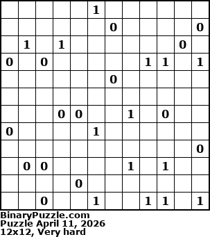 Binary Puzzle
