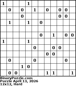 Binary Puzzle