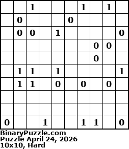 Binary Puzzle