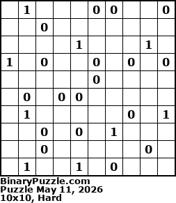 Binary Puzzle