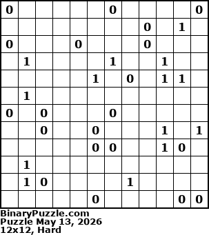 Binary Puzzle