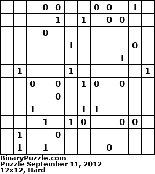 Binary Puzzle