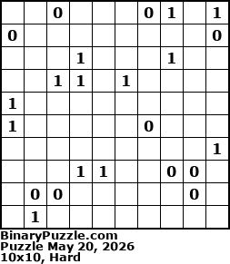 Binary Puzzle