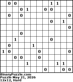 Binary Puzzle