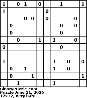 Binary Puzzle