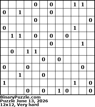 Binary Puzzle