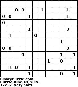 Binary Puzzle