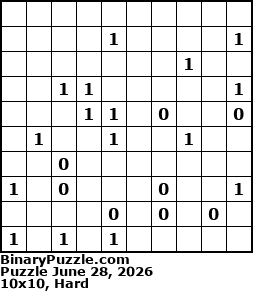 Binary Puzzle