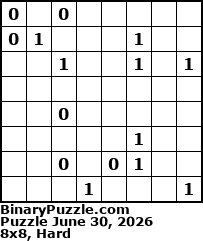 Binary Puzzle