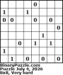 Binary Puzzle