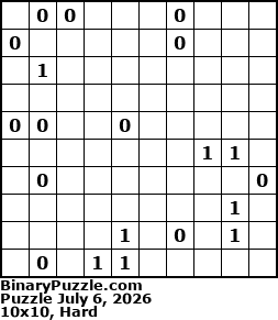 Binary Puzzle