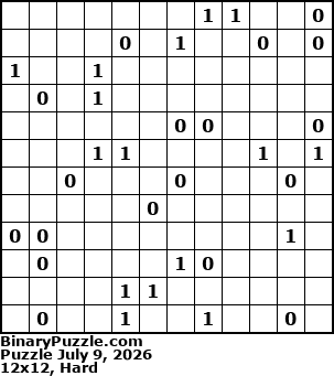 Binary Puzzle