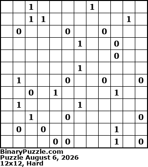 Binary Puzzle