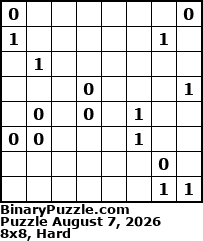 Binary Puzzle
