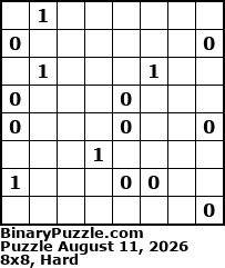 Binary Puzzle