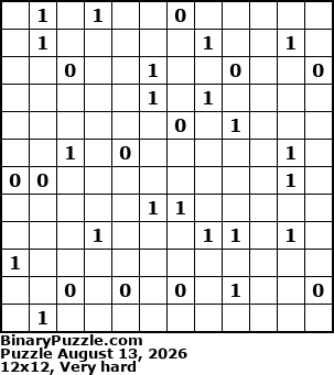 Binary Puzzle
