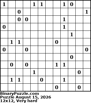Binary Puzzle