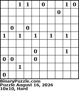 Binary Puzzle