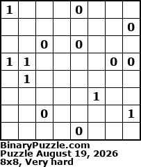 Binary Puzzle