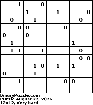 Binary Puzzle