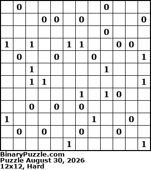 Binary Puzzle