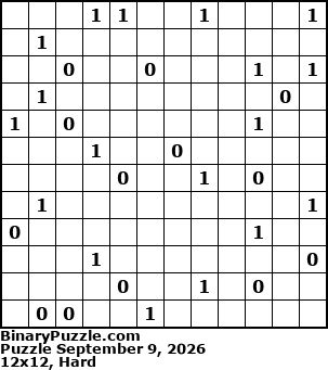 Binary Puzzle